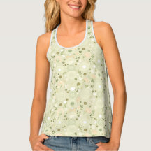 Sage Green Boho Tank Top – Effortless Style