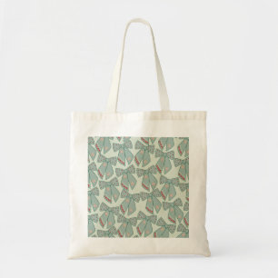 Sage Green Bows Tote Bag