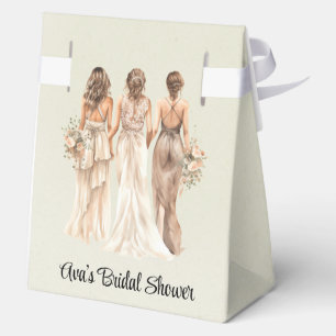 Sage Green Bridesmaids Bridal Shower Favour Box