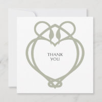 Sage Green Celtic Irish Swan Love Knot Wedding