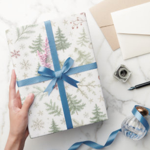 Sage Green Christmas Wrapping Paper