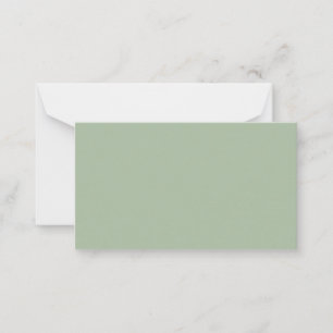 Sage Green Custom Branded Card