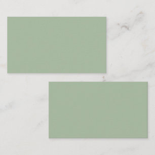 Sage Green Custom Branded Enclosure Card