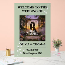 Sage Green Dream Pattern Wedding