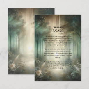 Sage Green Enchanted Forest Radiance Enclosure Card