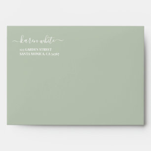 Sage Green Envelope