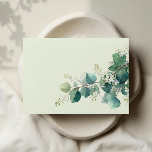 Sage Green Eucalyptus Elegant Boho Wedding Envelope