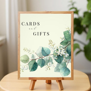 Sage Green Eucalyptus Elegant Cards Gifts Sign