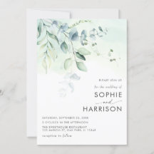 Sage Green Eucalyptus Greenery All In One Wedding