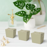 Sage Green Favour Box<br><div class="desc">Sage green is an earthy, muted shade of grayish-green, named for the silvery, dusty leaves of the sage plant. It is a calming, tranquil colour that evokes feelings of nature, wisdom, and balance. Sage green's versatility and soothing qualities make it popular in interior design, fashion, and branding for creating peaceful...</div>