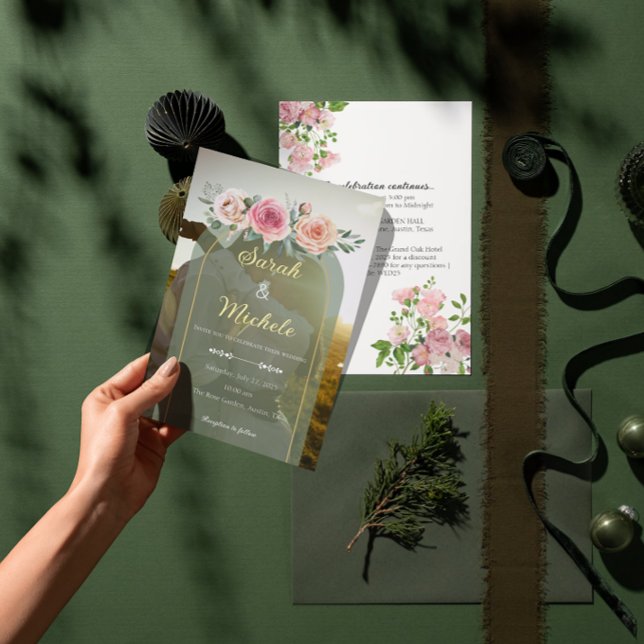 Sage Green Floral Invitation (Creator Uploaded)