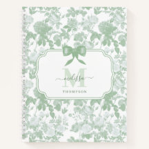 Sage Green Floral Roses French Chinoiserie Pattern