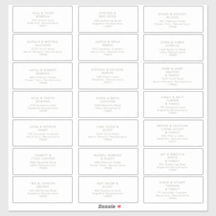 Sage Green Font Guest Address