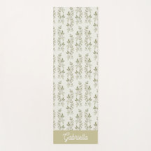 Sage green French country Olive pattern name