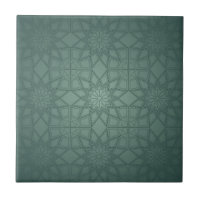 Sage Green Geometric Pattern