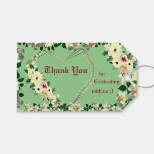 Sage Green - Gift Favour Bag Gift Tags