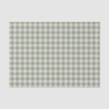 Sage Green Gingham Buffalo Check Linen Texture