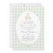 Sage Green Gingham Silly Goose Baby Shower