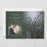 Sage Green Glow Save the Date  Moonlight Dragonfly
