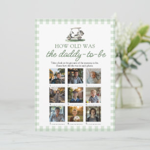 Sage Green Golf How Old Was The Daddy Game Invitation