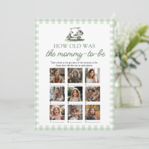 Sage Green Golf How Old Was The Mummy Game Invitation