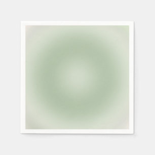 Sage Green Gradient Aura Napkin