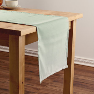 Sage Green Gradient Aura Short Table Runner