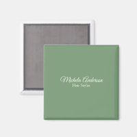 Sage green hair stylist add name contact website