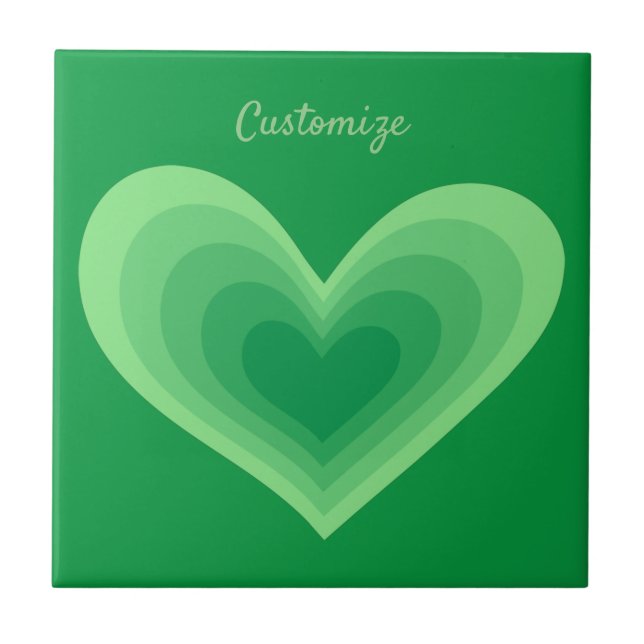 Sage Green Heart Thunder_Cove  Tile (Front)