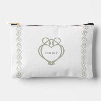 Sage Green Irish Celtic Swan Love Knot Family Name