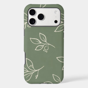 Sage Green Leaf Phone Case