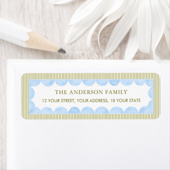 Sage Green & Light Blue Stripes (Insitu)