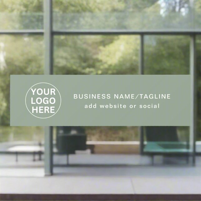 Sage Green Logo & Text l Promotional Professional  (Creator Uploaded)