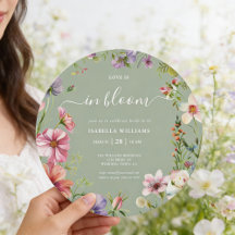 Sage Green Love in Bloom Floral Bridal Shower