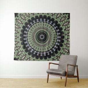 Sage Green Mandala Tapestry