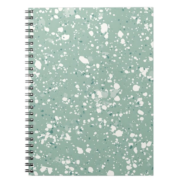 Sage Green Marble Notebook (Front)