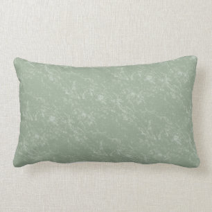 Sage Green Marble Shaded Lumbar Pillow