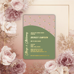sage green margs and matrimony bridal shower 
