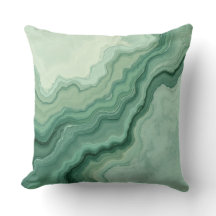 Sage Green Mineral Vein Abstract - Organic Modern