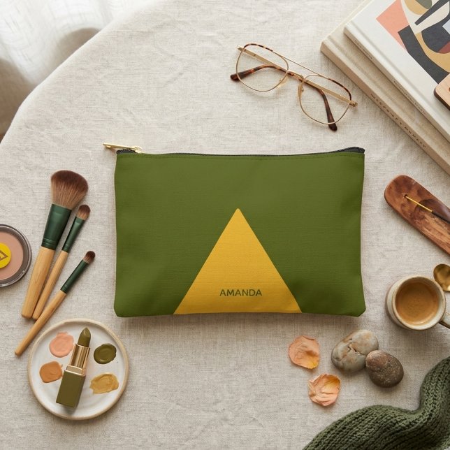 Sage green minimal accessory pouch  (Creator Uploaded)