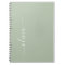 Sage Green Minimalist Modern Monogram Elegant