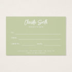 Sage Green Modern Voucher Gift Certificate