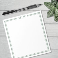 Sage Green Monogram