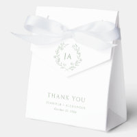 Sage Green Monogram Wedding