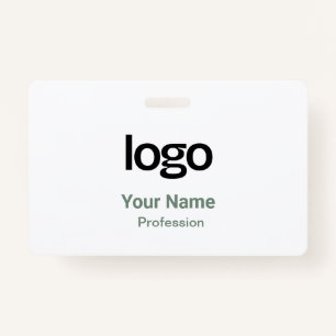 Sage Green Name Tags Badges ID Badge