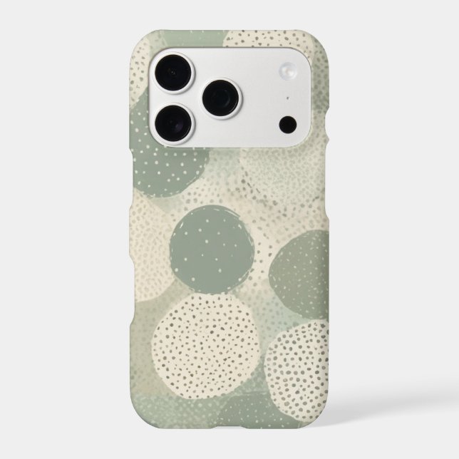 Sage Green Organic Dot Pattern (Back)