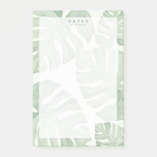 Sage Green Palm Plant Minimal Boho Post-it Notes