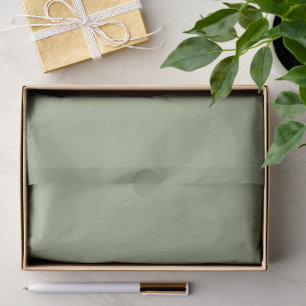 Sage Green Plain Solid Colour  Tissue Paper