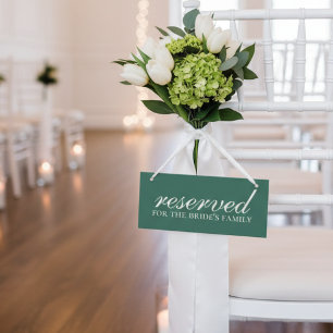 Sage Green Reserved Wedding Ceremony Chair
