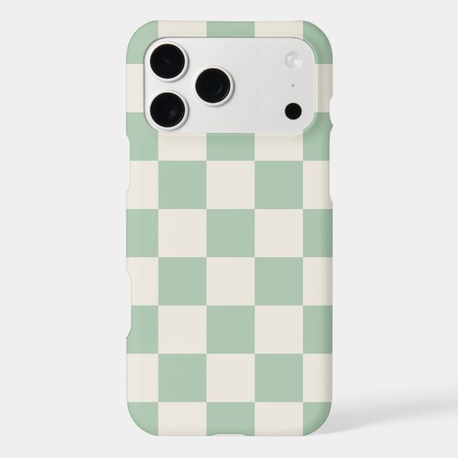 Sage Green Retro Check (Back)